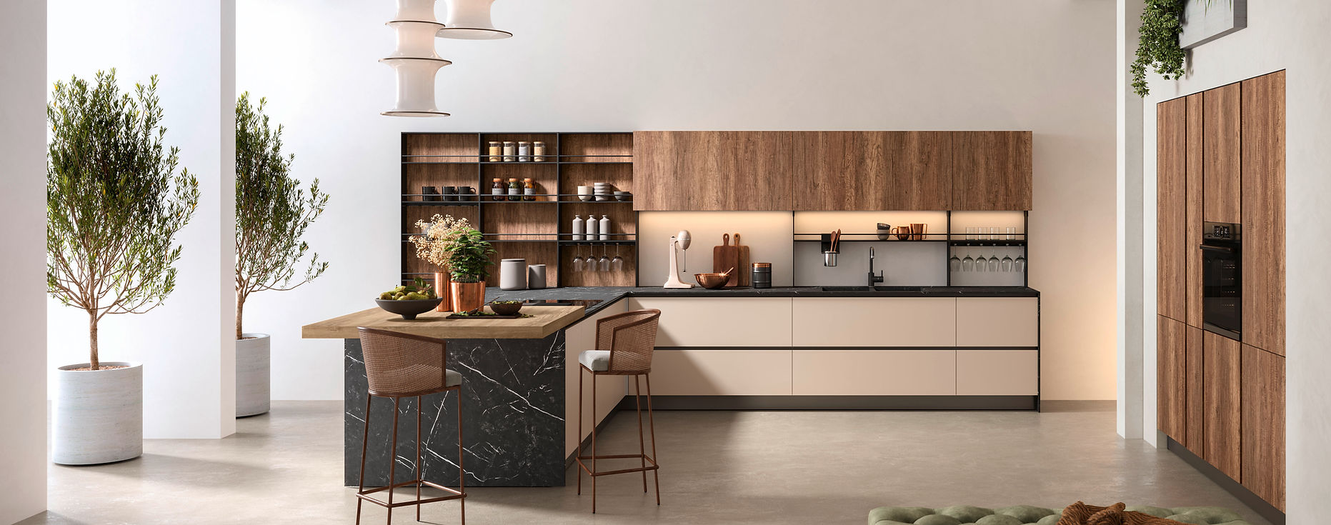 spazio contenitivo (storage) in cucina